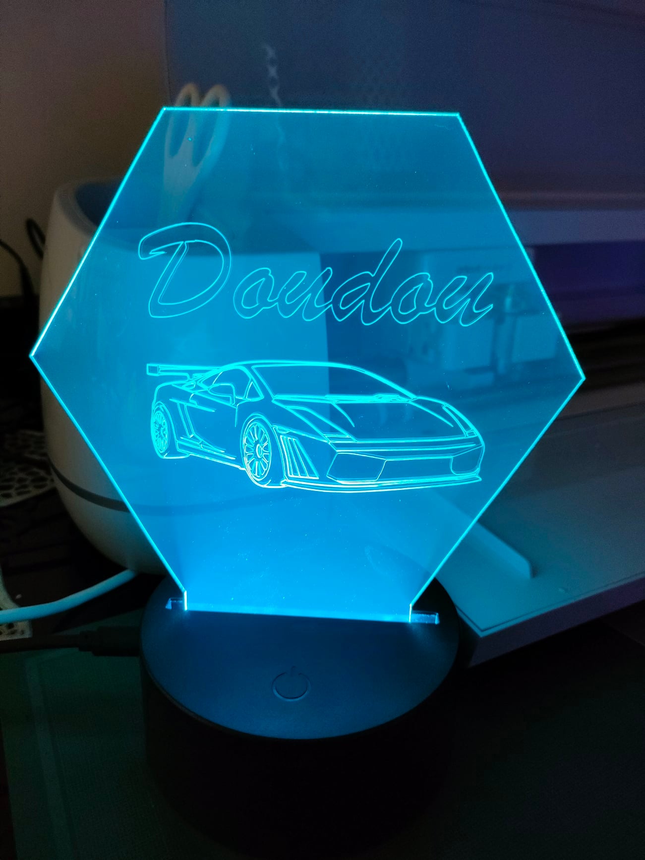 Lampe led personnalisée