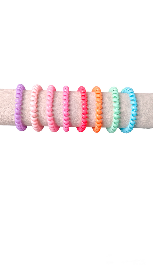 Chouchous bracelet plastique