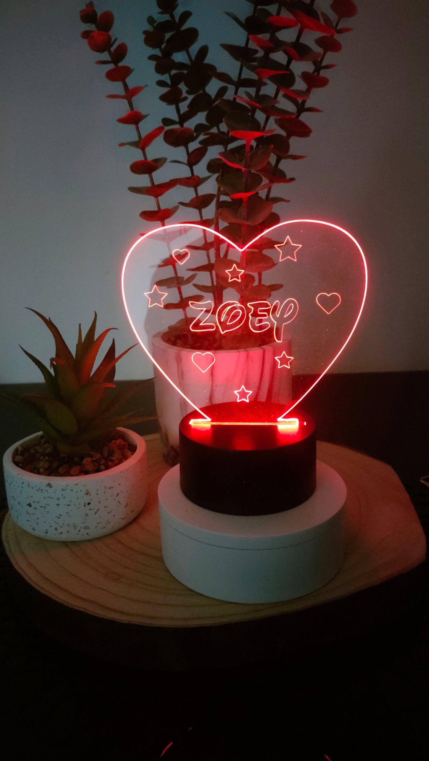 Lampe led personnalisée