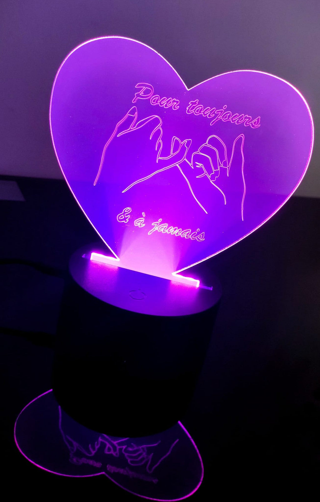 Lampe led personnalisée