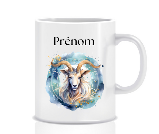 TASSE ZODIAQUE SAGITTAIRE + PRENOM