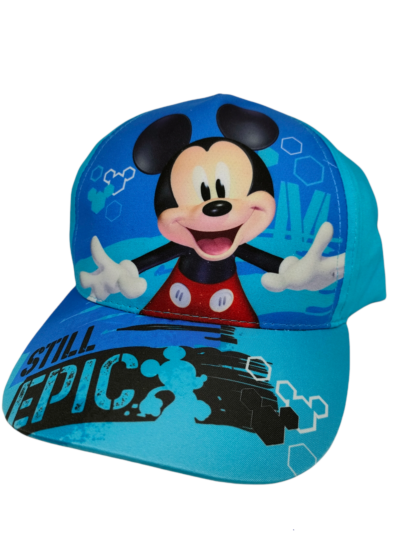 Casquette Mickey bleu turquoise