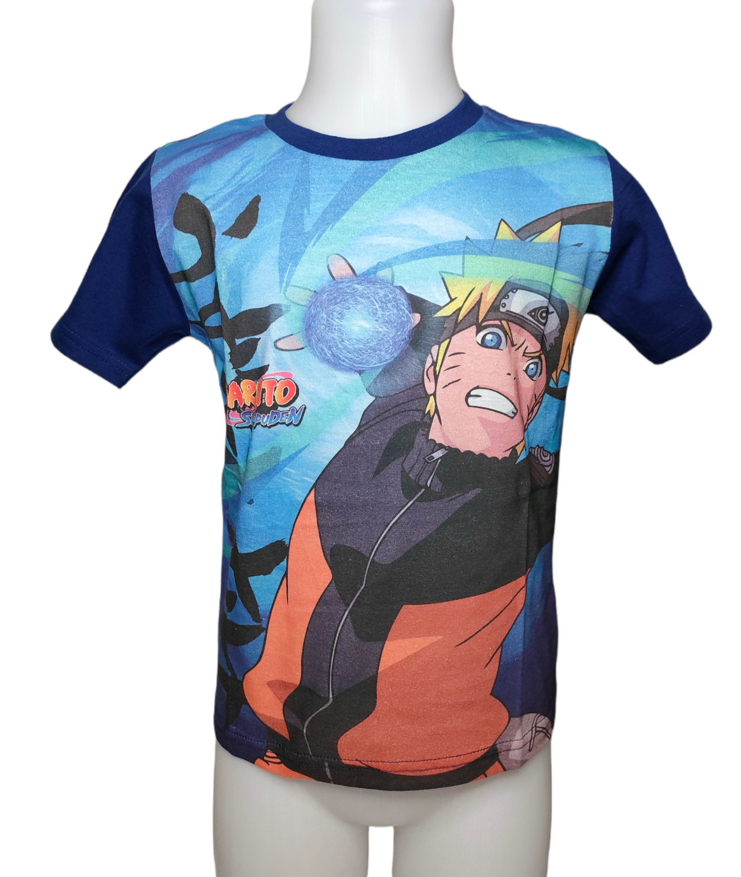 Tee-shirt naruto bleu Marine